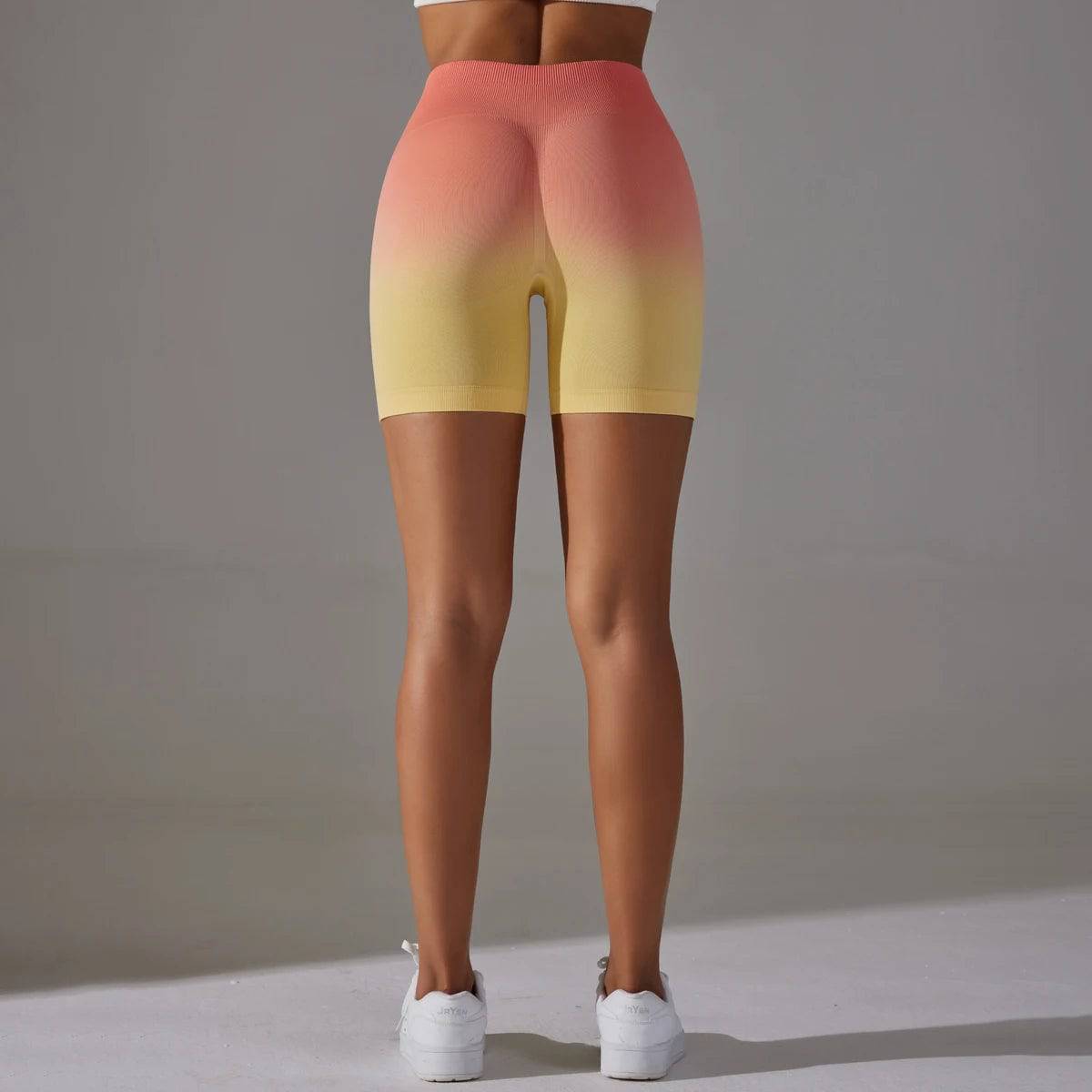 Gradient Seamless Gym Shorts - Haileys Gymwear