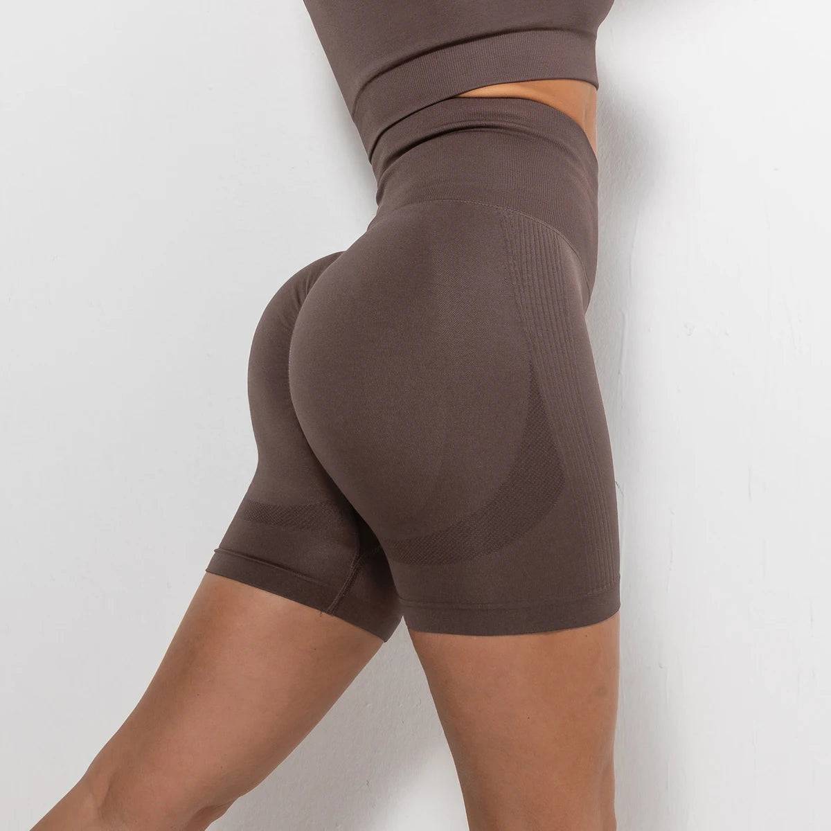 High Waist Seamless Shorts - Haileys Gymwear