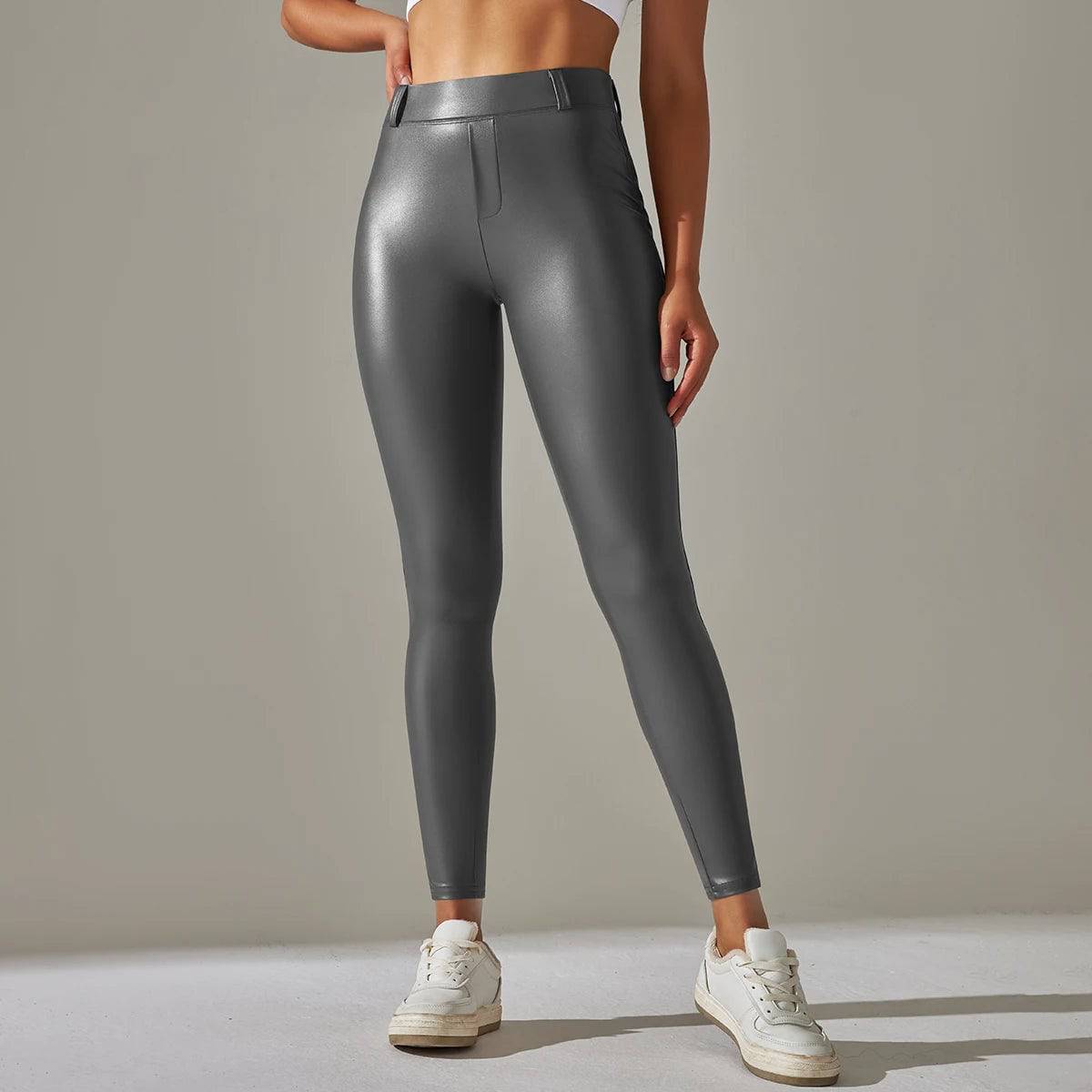 Skinny Leather Pants - Haileys Gymwear