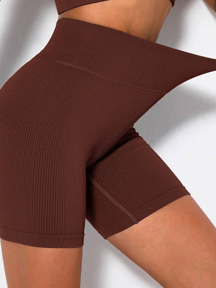 Knitted Seamless Shorts - Haileys Gymwear