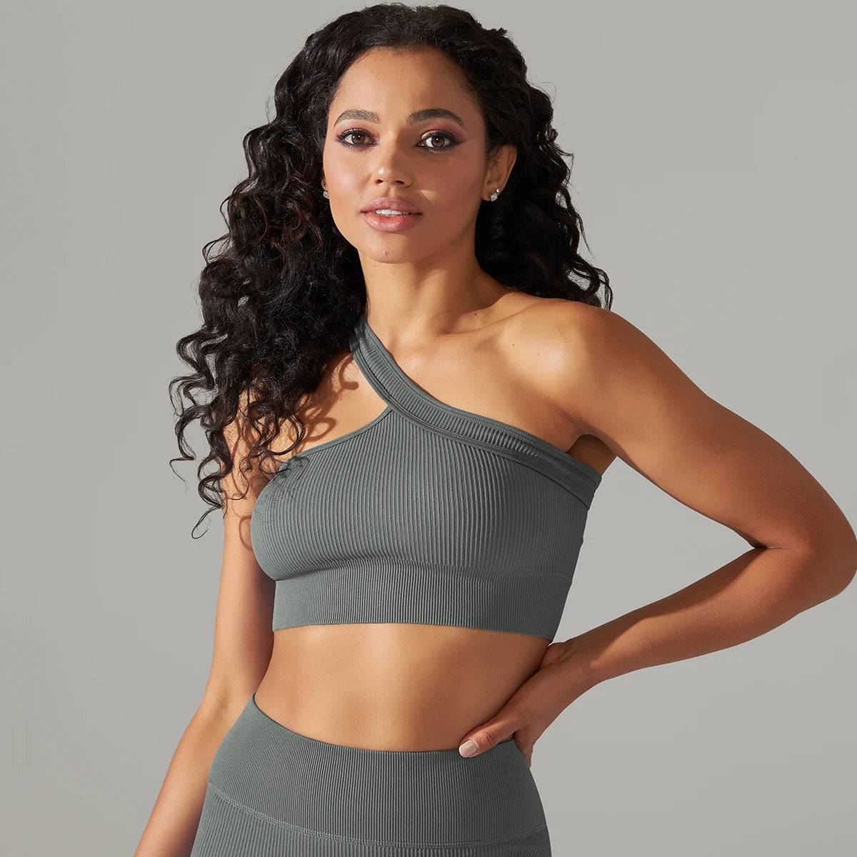 Cropped Top Yoga Bra - Haileys Gymwear